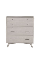 Load image into Gallery viewer, Solid Wood Four Drawer Chest - Gray