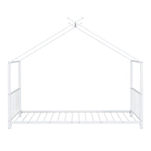 Load image into Gallery viewer, Metal House Platform Bed With Modern Design And Durable Frame