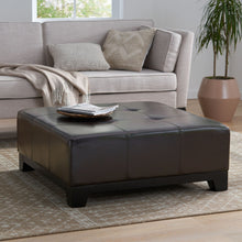 Load image into Gallery viewer, Darlington - Ottoman Coffee Table - Espresso Brown