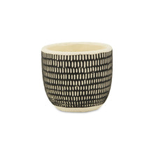 Load image into Gallery viewer, Dotted Round Pot Planter (487468) - Black / White