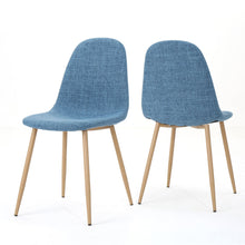 Load image into Gallery viewer, Modern Minimalist Fabric Dining Chair With Iron Legs
