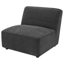 Load image into Gallery viewer, Ortega - Upholstered Armless Chair - Charcoal