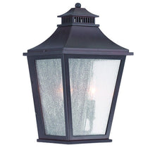 Load image into Gallery viewer, XL Two Light Pocket Lantern Wall Light - Antique Bronze