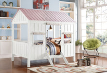 Load image into Gallery viewer, Spring - Full Bed - White / Pink