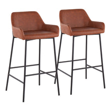 Load image into Gallery viewer, Daniella - Industrial Fixed Height Bar Stool (Set of 2)