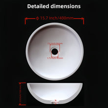 Load image into Gallery viewer, Bathroom Vessel Sink, Circular Design