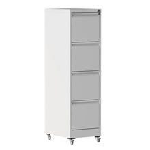 Load image into Gallery viewer, Drawer Metal Locking Vertical File Cabinet With Wheels Heavy Duty Lockable Storage