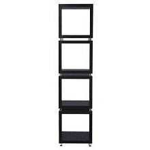 Load image into Gallery viewer, Four Tier Zig Zag Bookcase (490161) - Walnut