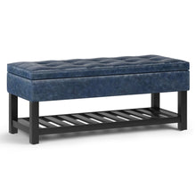 Load image into Gallery viewer, Cosmopolitan - Storage Ottoman Bench With Open Bottom