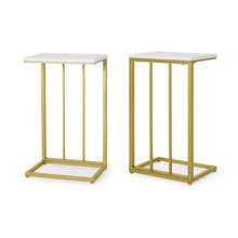 Load image into Gallery viewer, Modern Glam C - Shape End Table