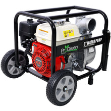 Load image into Gallery viewer, Honda - Gx160 Engine Water Pump 3" 264Gpm With Accessories Kit And Handle Wheel Kit - Black / Red