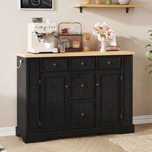 Load image into Gallery viewer, Sideboard Buffet Cabinet With 5 Drawers, 2 Cabinets, Adjustable Shelves
