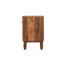 Load image into Gallery viewer, Round Accent Cabinet With Two Drawers (738394) - Brown