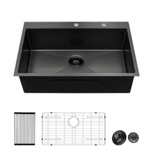 Load image into Gallery viewer, Topmount Kitchen Sink 16 Gauge, Single Bowl