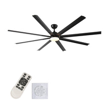 Load image into Gallery viewer, Super Large Black Ceiling Fan With Remote Control - Black