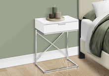 Load image into Gallery viewer, Accent Side Table, Storage Drawer, Spacious Tabletop, Contemporary & Modern