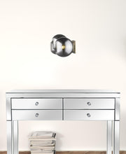 Load image into Gallery viewer, Lunette 3-Light Aged Sconce - Brass