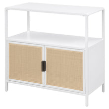 Load image into Gallery viewer, Kenneth - 2 Door Radio Weave Accent Cabinet - White