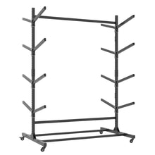Load image into Gallery viewer, Freestanding Kayak Storage Rack With Lockable Wheels For Kayak, Canoe, Sup & Surfboard