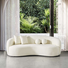 Load image into Gallery viewer, Drake - Japandi Style Curvy Boucle Sofa