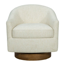 Load image into Gallery viewer, Upholstered Swivel Chair - Cream