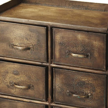 Load image into Gallery viewer, Metal Six Drawer Chest - Bronze