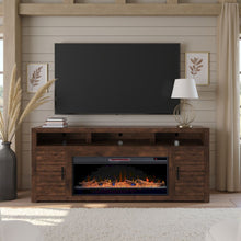 Load image into Gallery viewer, Electric Fireplace TV Stand Console For TVs Up To 95" - Whiskey