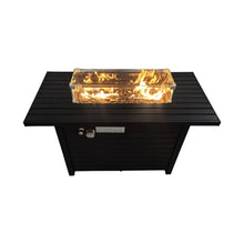 Load image into Gallery viewer, Propane Fire Pit Table With Cover - Black
