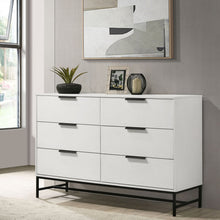 Load image into Gallery viewer, Taraval - 6 Drawer Bedroom Dresser - White