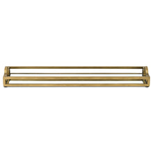 Load image into Gallery viewer, 24" Mirrored Glass Handmade Vanity Tray With Handles - Gold