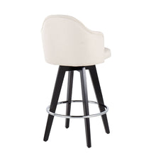 Load image into Gallery viewer, Ahoy - Contemporary Fixed Height Counter Stool With Round Footrest (Set of 2)