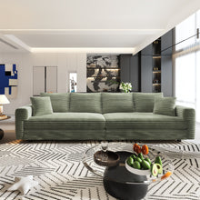 Load image into Gallery viewer, 4 Seat Sofa, Deep Seat Couches With Soft Pillows