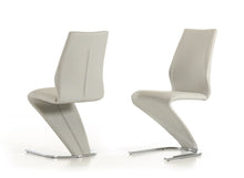 Load image into Gallery viewer, Upholstered In Faux Leather Dining Side Chairs (Set of 2) - White