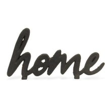 Load image into Gallery viewer, Home Hand Painted Tabletop Sign - Black