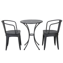 Load image into Gallery viewer, Ambrosia - 3 Piece Bistro Set With Leaf Motifs Top And Seat