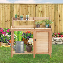 Load image into Gallery viewer, Outdoor Potting Bench Table With Sink, Garden Workstation