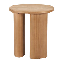 Load image into Gallery viewer, Wood Oval End Table - Natural