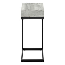 Load image into Gallery viewer, Drawer Metal Accent Table - Gray And Black