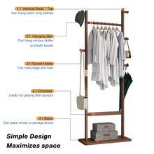 Load image into Gallery viewer, Solid Wood Simple Hat Rack