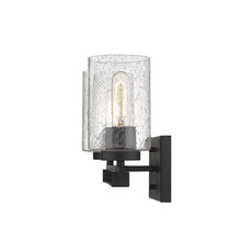 Load image into Gallery viewer, Metal And Textured Glass Two Light Wall Sconce - Bronze