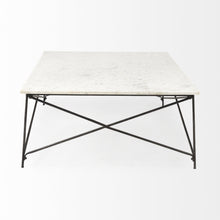 Load image into Gallery viewer, 35" Metal Coffee Table - White