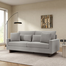 Load image into Gallery viewer, Modern Loveseat Sofa With 4 Pillows