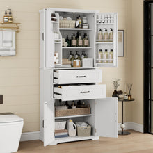 Load image into Gallery viewer, Elegant Multi Functional Storage Cabinet With Slide Rail Drawers, Adjustable Shelves