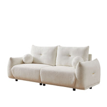 Load image into Gallery viewer, 2 Seater Cushion Sofa With 2 Cushions And 2 Ball Pillows
