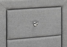Load image into Gallery viewer, Nightstand, Storage Drawer Versatile Use, Upholstered, Transitional
