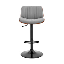 Load image into Gallery viewer, 43" Swivel, Adjustable Height Bar Chair - Gray / Black