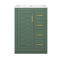 Load image into Gallery viewer, Modern Bathroom Vanity With 1 Door And 3 Drawers