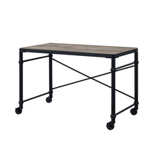 Load image into Gallery viewer, Oklarth - Rustic Writing Desk - Black / Oak