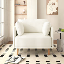 Load image into Gallery viewer, Modern Upholstered Accent Chair With Soft Cushions, Sleek Armrest Design