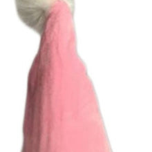 Load image into Gallery viewer, Fabric Christmas Standing Gnome Tabletop Sculpture (493007) - Pink / White